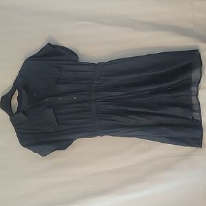 Tommy Hilfiger Navy Midi Dress